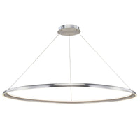 Abra Saturn 10012PN 48-inch dual illuminated ring pendant light for modern residential and commercial interiors