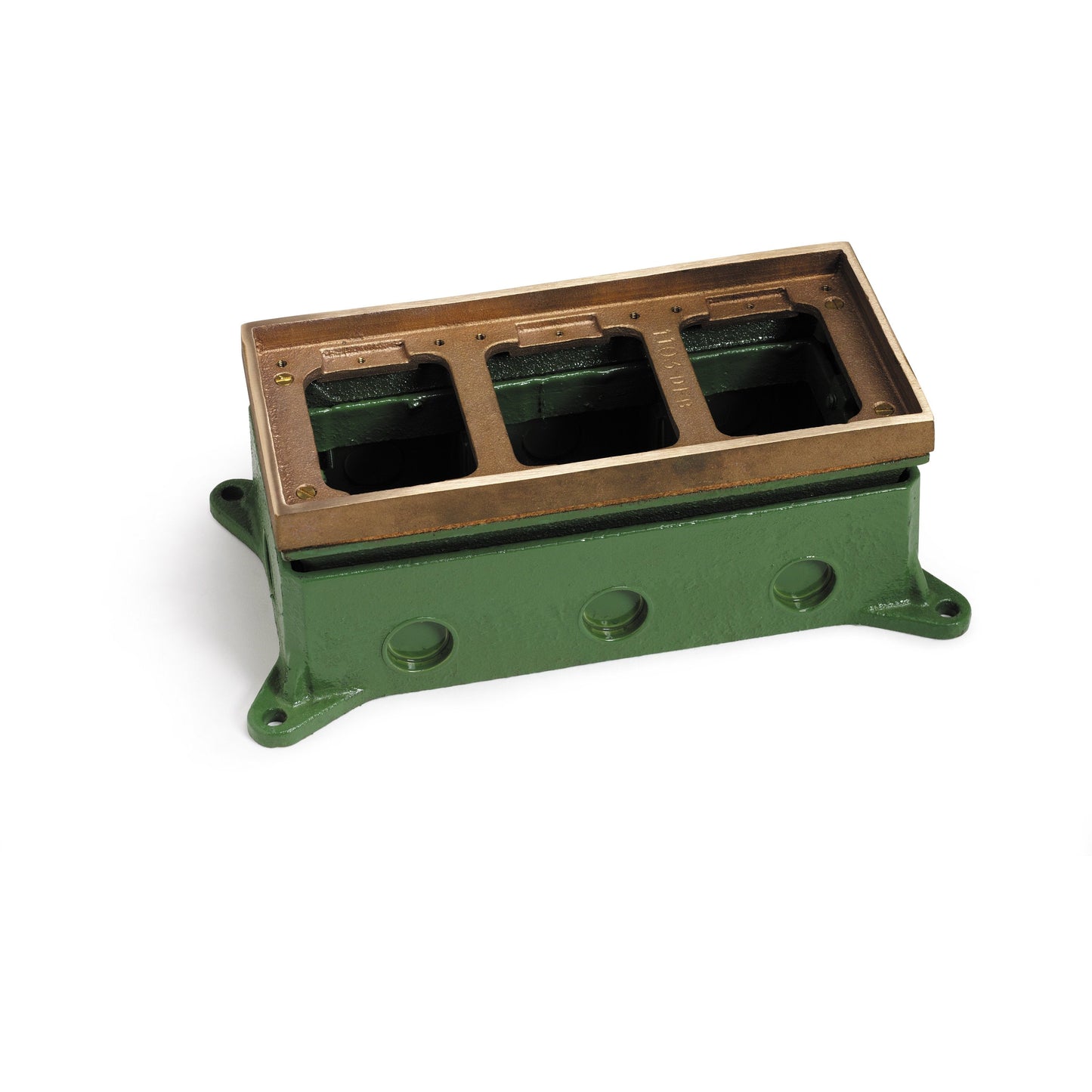 Lew Electric 1103-58 Brass floor box