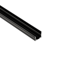 Hybrid 3 12V AC Black Aluminum Sheilded Extrusion 1m - American Lighting 12VAC-H3-CHANSH-1M