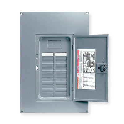 Square D 24-Space QO Load Center Cover, Surface Mount, 125A, 120/240V, NEMA 1