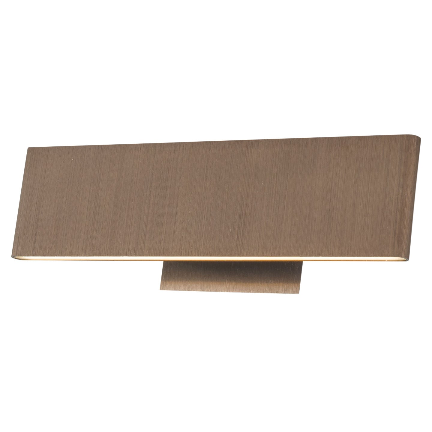 Abra Slim Up-Down Light 12" LED Vanity-Wall Bar Brushed Brass