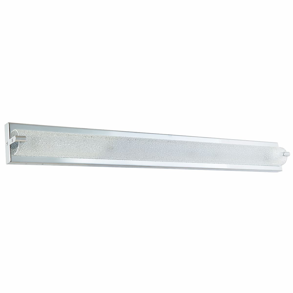 Abra Veil 20008WV contemporary wall vanity light with curved water glass and integrated LED for elegant bathroom and interior lighting