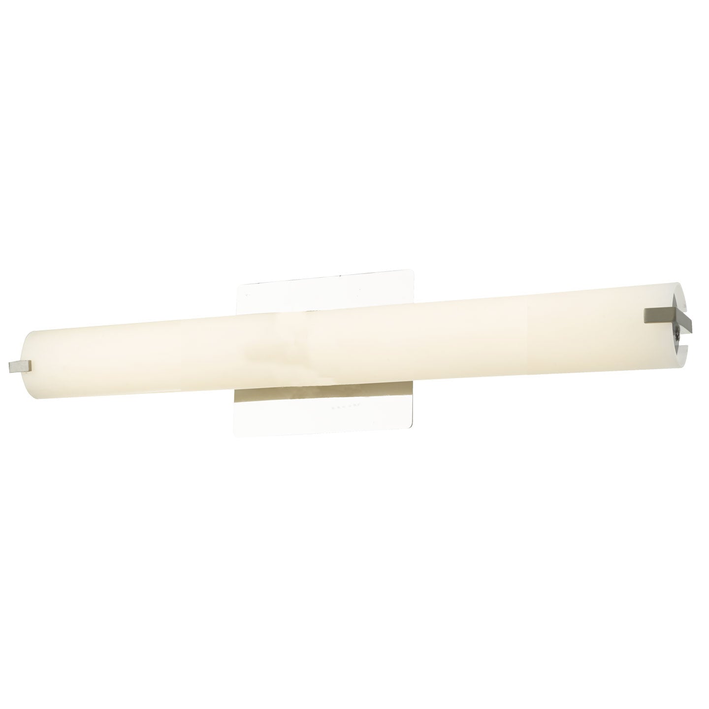 Abra Squire 20" Round Opal Glass Vanity Chrome