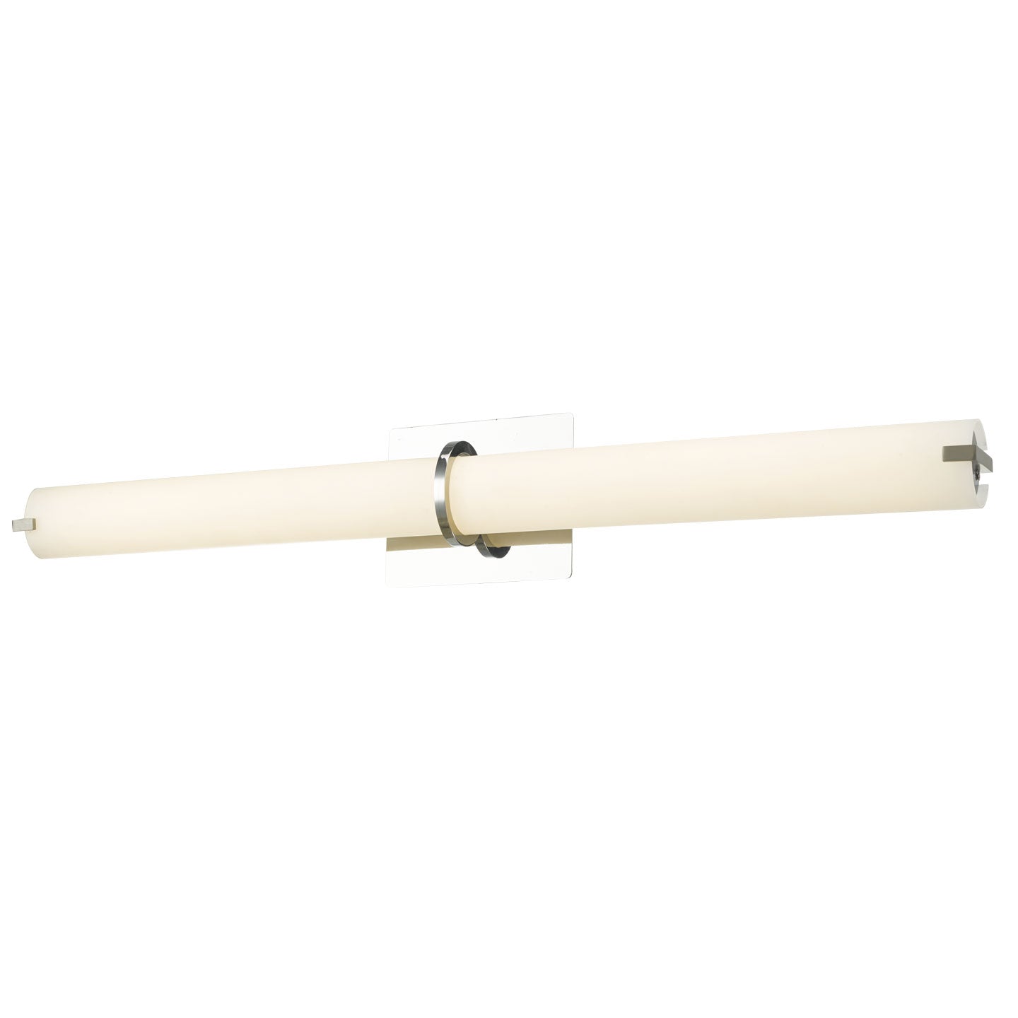 Abra Squire 28" Round Glass Vanity with High Output Dimmable LED Chrome