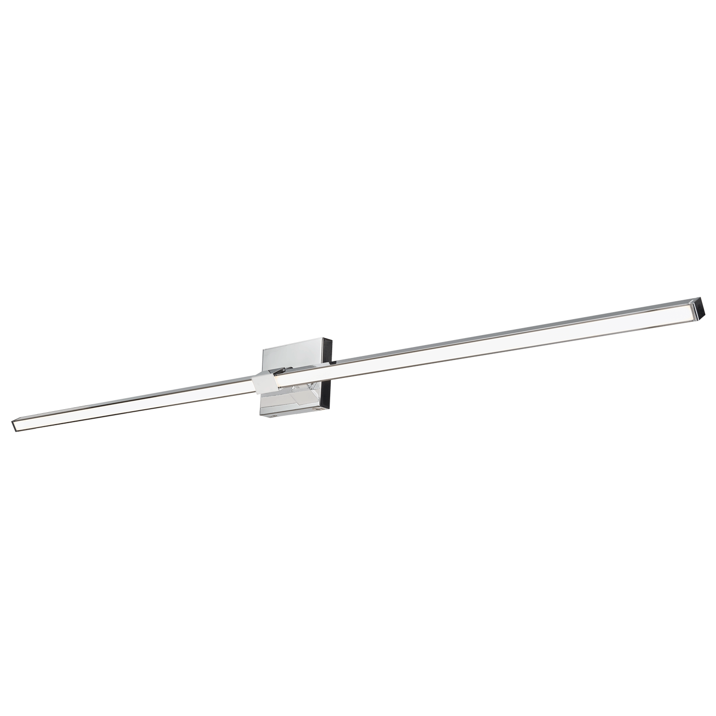 Abra Epee 58" Pivoting Arm Vanity Bar Chrome