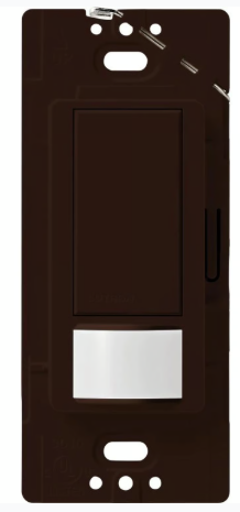 Lutron Maestro vacancy sensor switch in Brown