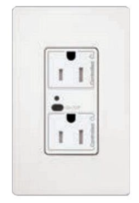 Lutron Vive 20 A duplex receptacle in Black