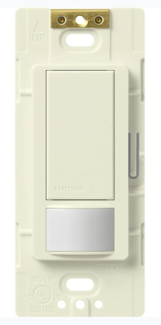 Lutron Maestro vacancy sensor switch in Biscuit