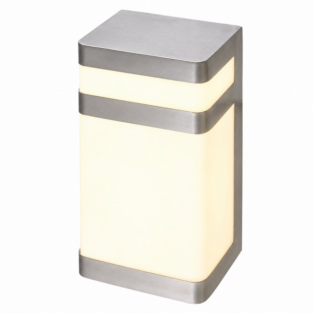 Abra Sentinel 50020ODW wall light featuring sleek stainless steel construction and contemporary architectural design