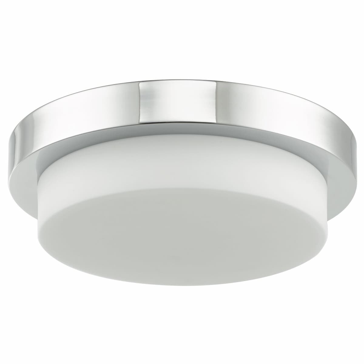 Abra 30015FM Step 13-inch LED flush mount ceiling light with elegant stepped opal glass design for residential and commercial interiors