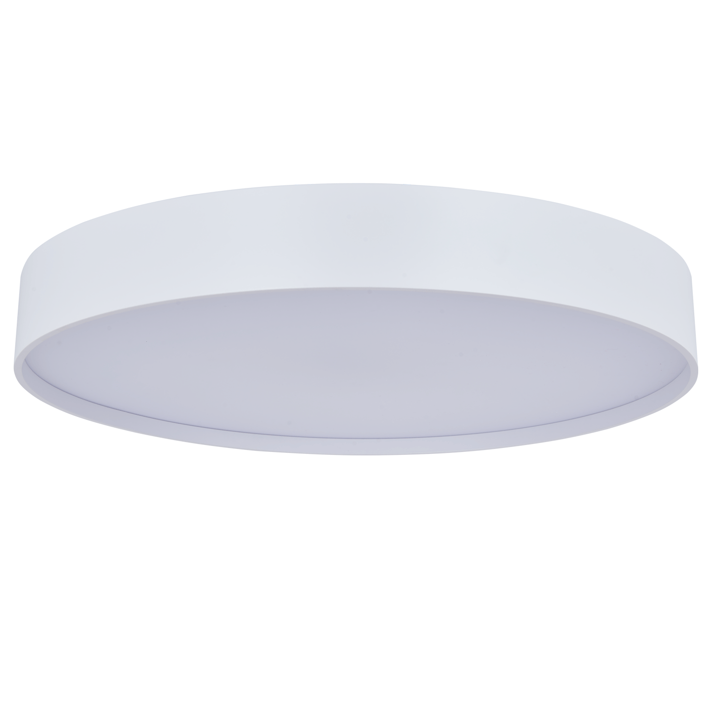 Abra Snare 17" 3CCT Metal Cylinder and Frosted Glass Flushmount Matte White