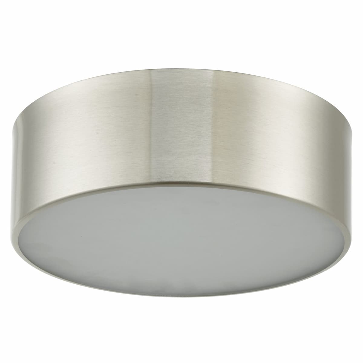 Abra Bongo 30030FM flush mount ceiling fixture featuring a frosted glass diffuser and high-output dimmable LED illumination