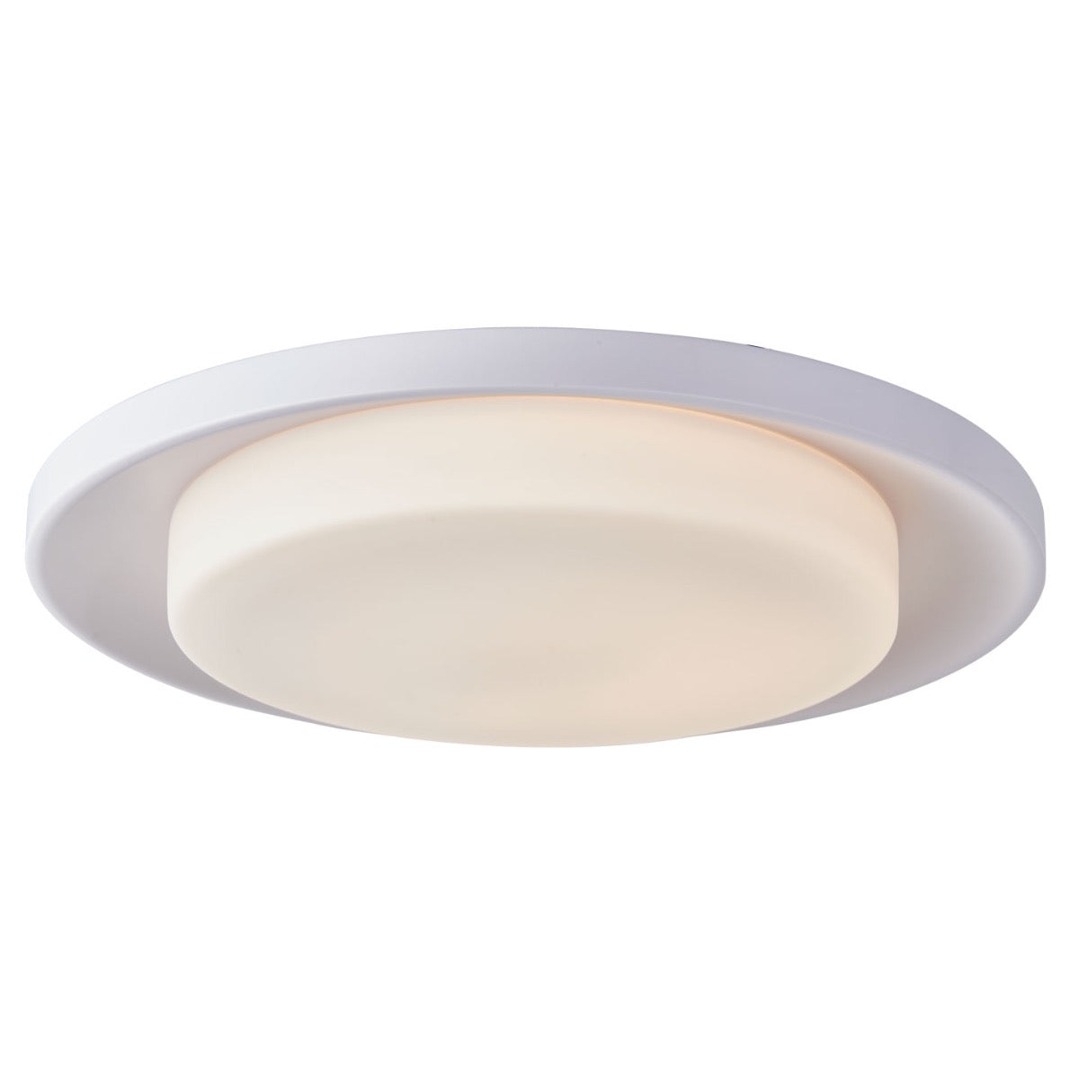 Abra 30047FM Toto 16.5-inch ceiling light with contemporary curved metal frame and adjustable color temperature for interiors
