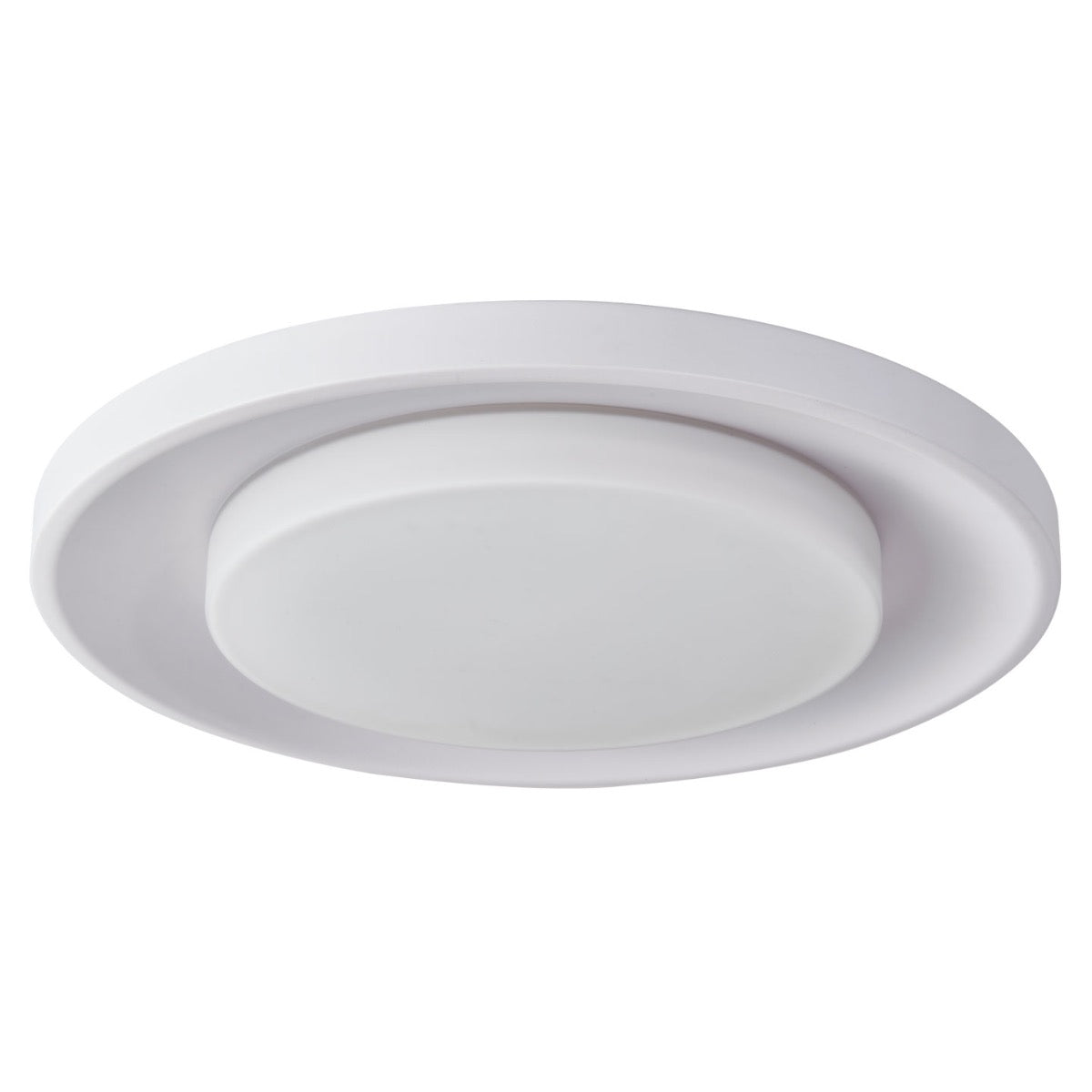Modern Abra Toto 3CCT flush mount ceiling fixture with curved metal frame for kitchens, bedrooms, hallways, and living spaces