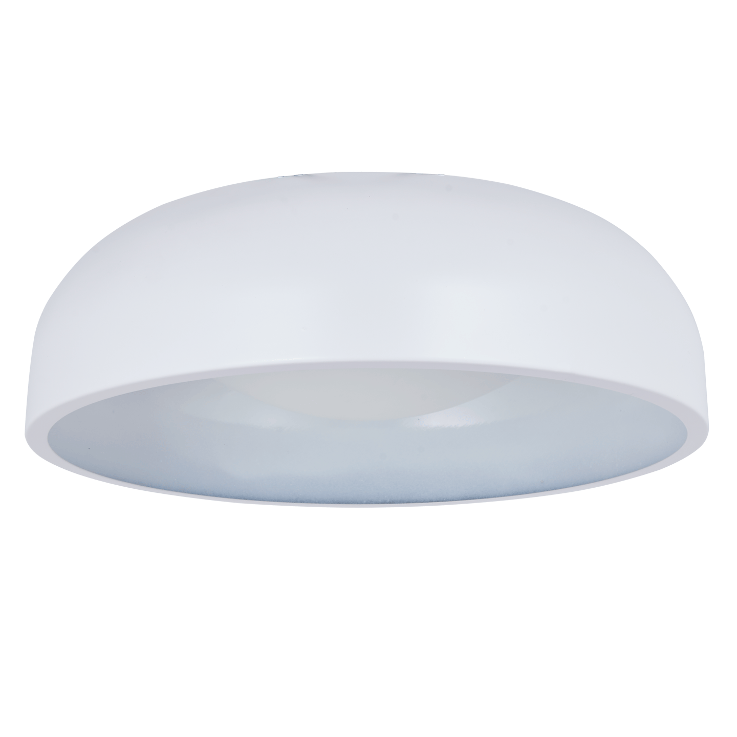 Abra Lynx 13" 3CCT Inner Curve Flushmount with Opal Glass Diffuser Matte White