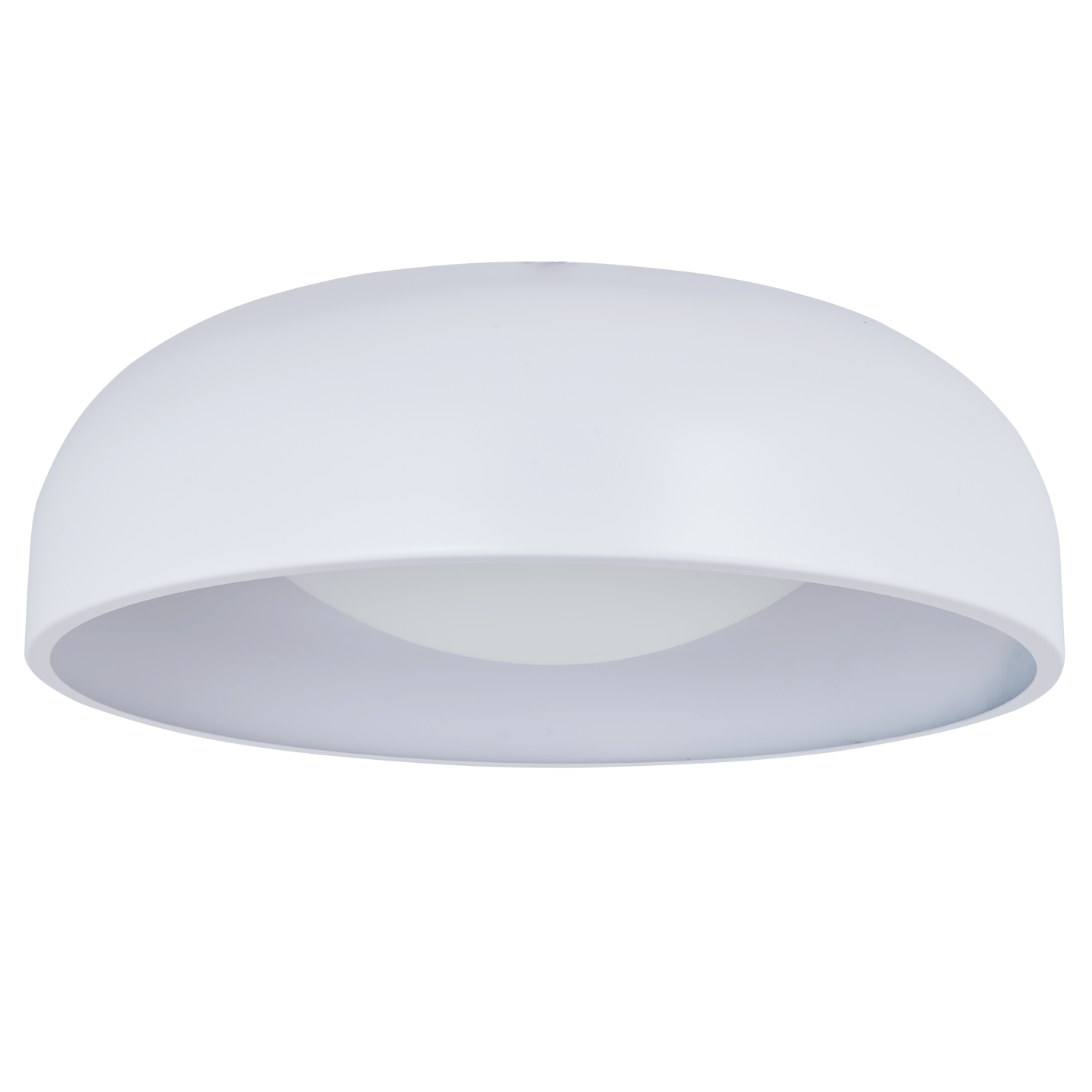 Abra Lynx 17" 3CCT Inner Curve Flushmount with Opal Glass Diffuser Matte White