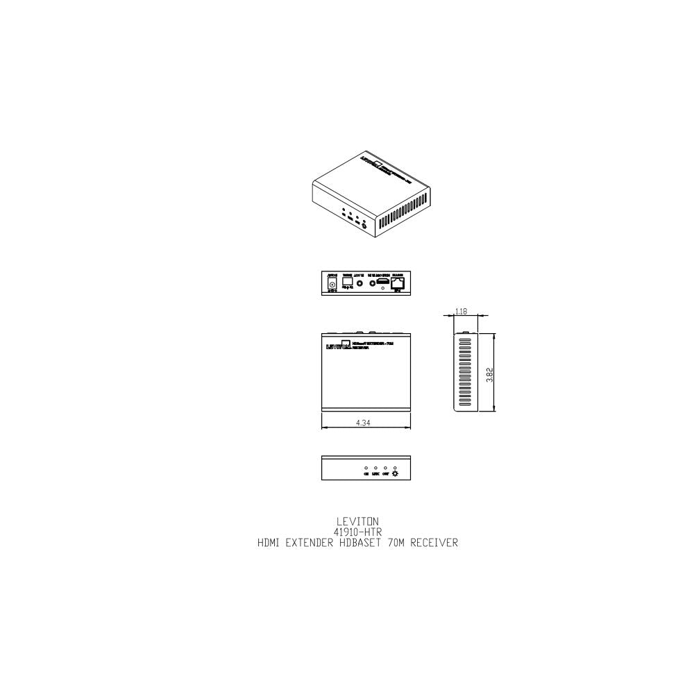 Leviton 41910-HTR Receptacle