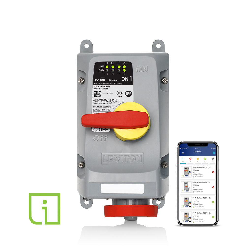 Leviton 420MI7WLEVS Pin & Sleeve Device