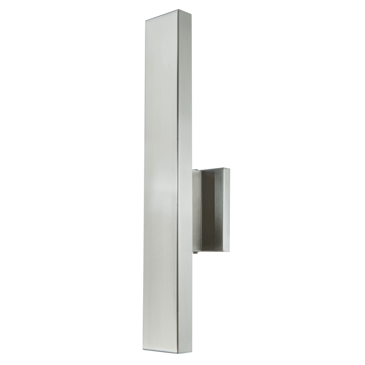 Abra Yoga Wet Location Indirect Lighting Straight Wall Fixture Stainless Steel