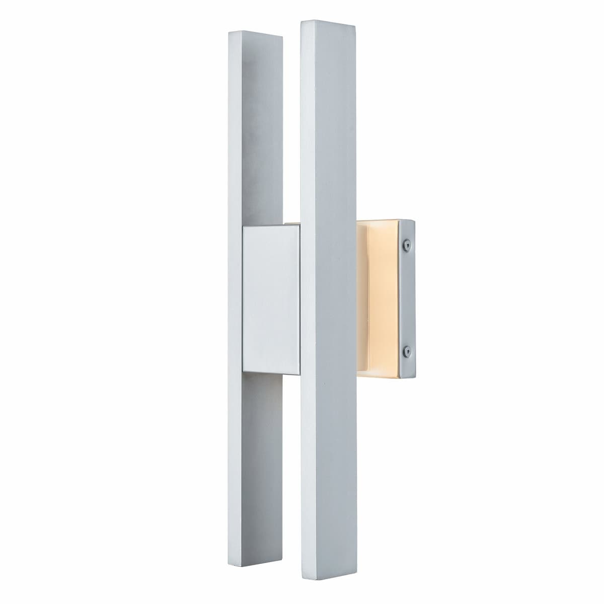 Modern Abra Slate twin-bar wall sconce designed for entryways, patios, facades, and wet location exterior spaces
