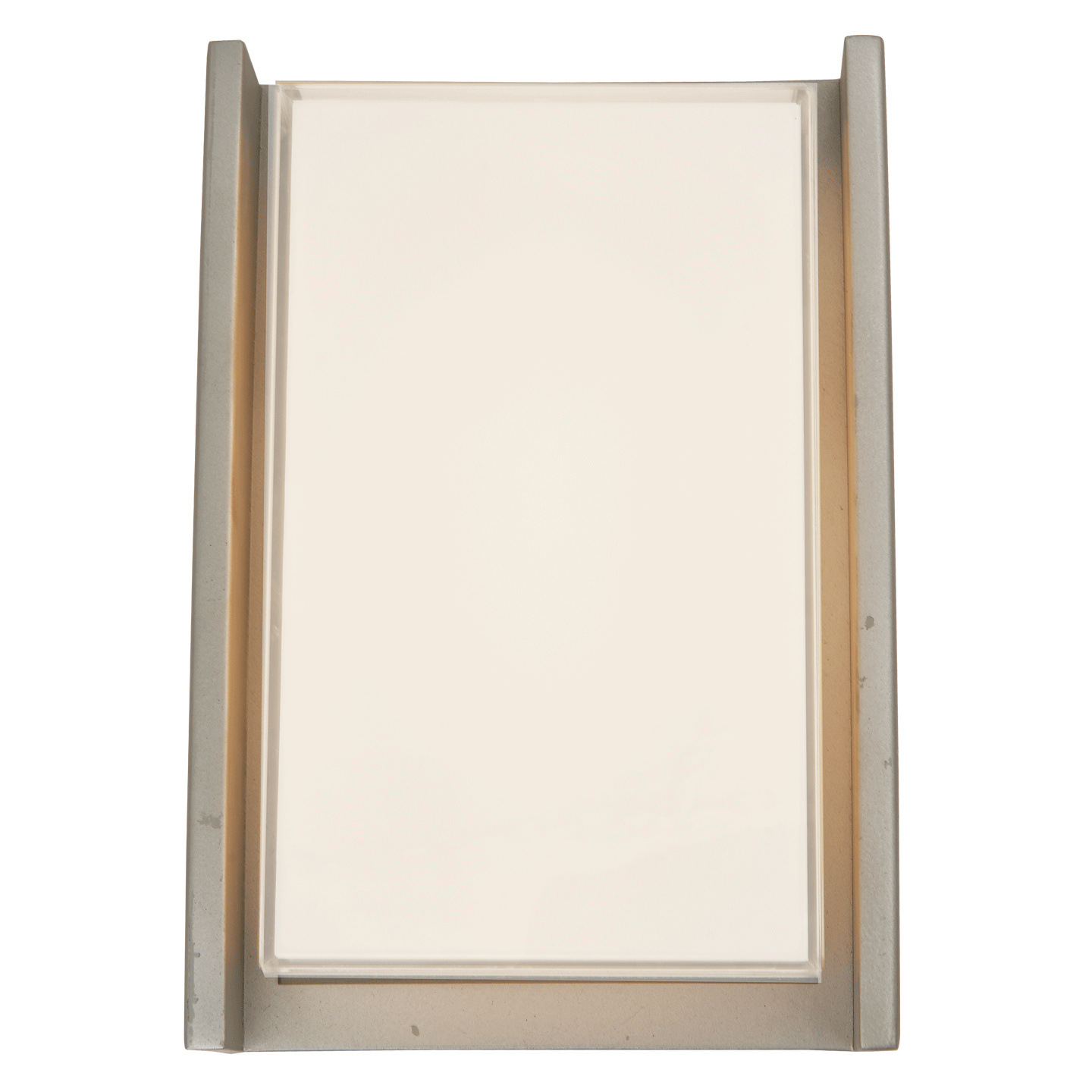 Abra Titon Wet Location Miter Glass LED Wall Fixture Silica