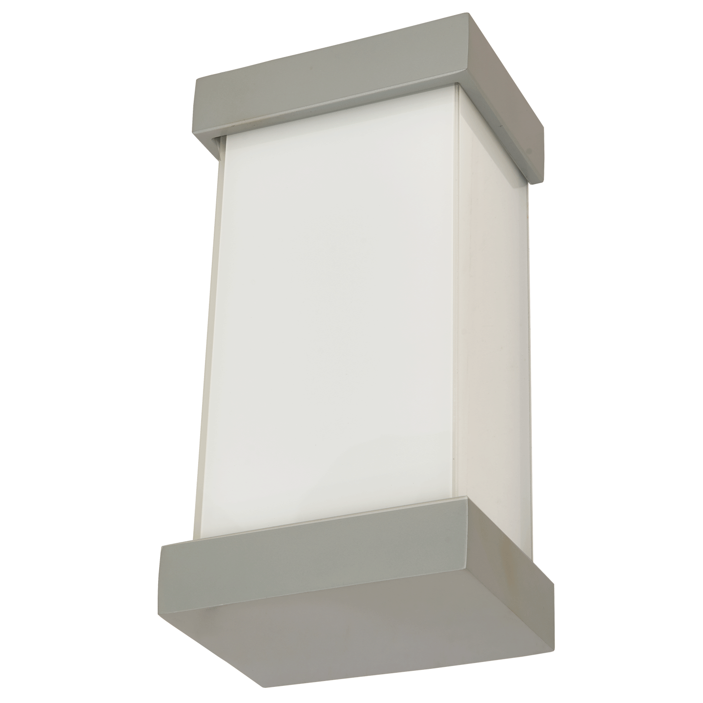 Abra Loki Wet Location Miter Glass LED Wall Fixture Silica