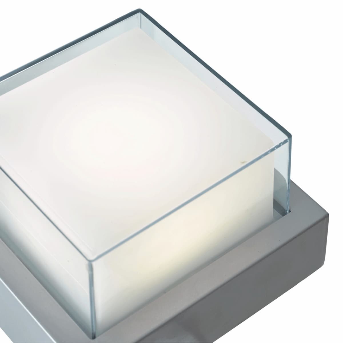 Abra Geo 50024ODW outdoor wall light with minimalist square form for residential and commercial exterior lighting