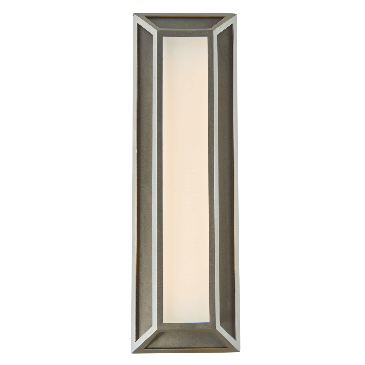 Abra Cell Wet Location Low Profile Miter Glass Wall Fixture Stainless Steel