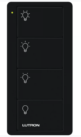 Lutron Pico wireless remote in Black