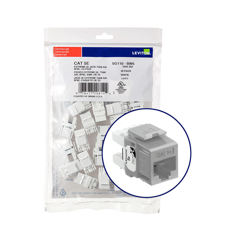 Leviton 5G110-BG5 Network Jack