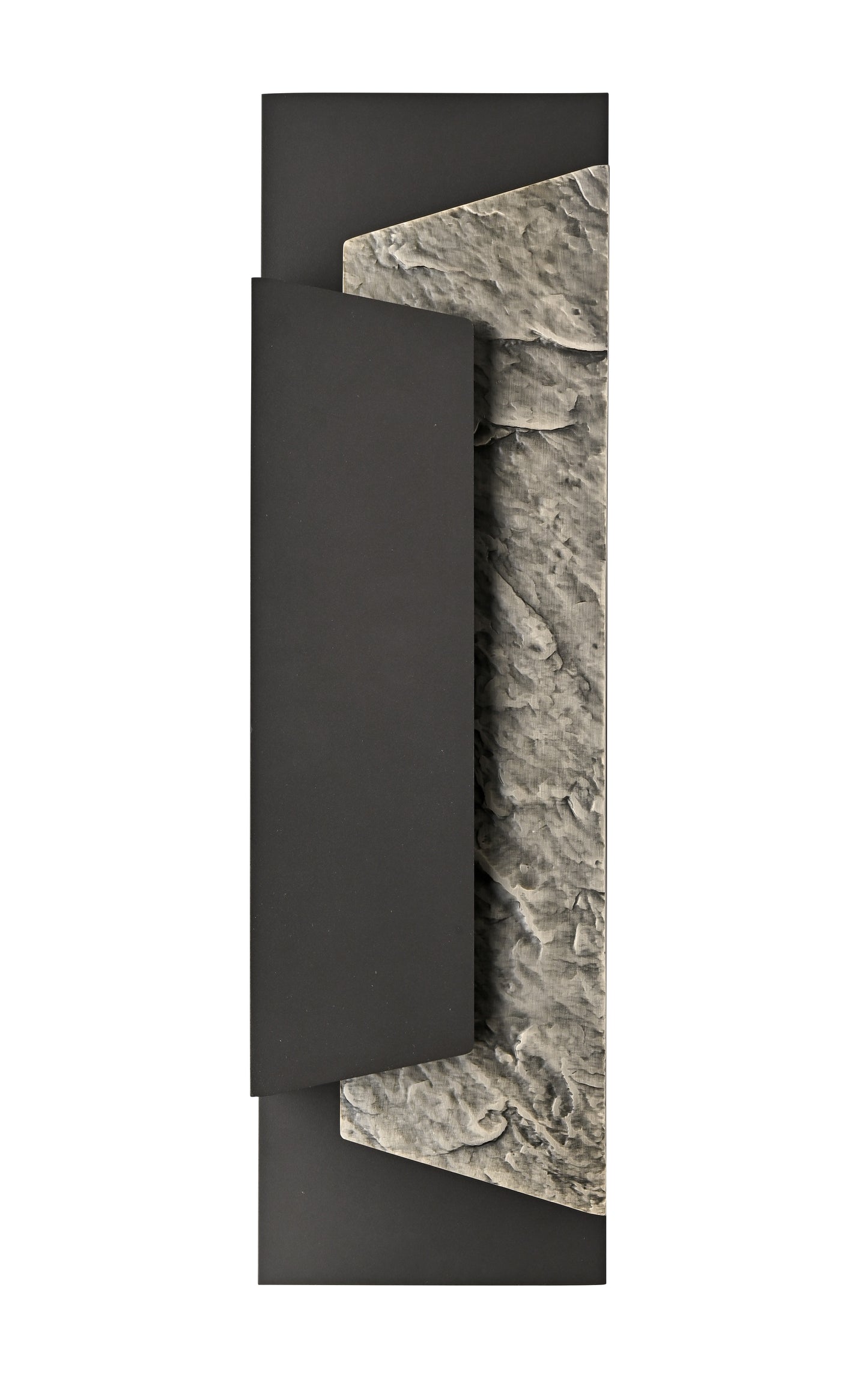 Arabela Meld satin black outdoor wall sconce 65031 view 3