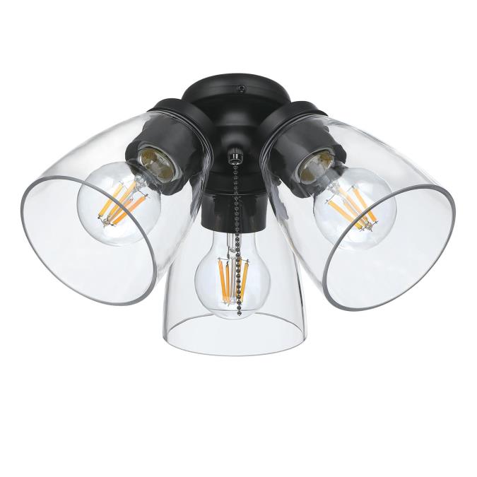 Westinghouse ceiling fan LED light kit, with clear glass