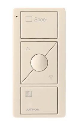 Lutron Pico wireless remote in Light Almond