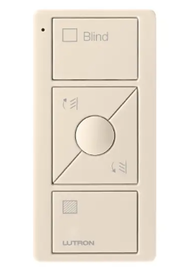 Lutron Pico wireless remote in Light Almond