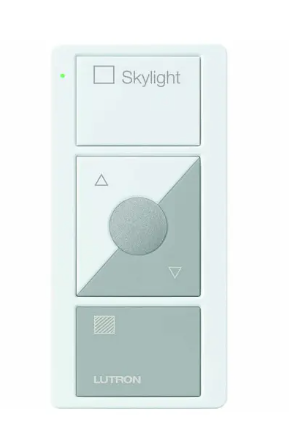 Lutron Pico wireless remote in White/Gray