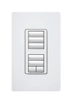 Lutron seeTouch keypad in Taupe