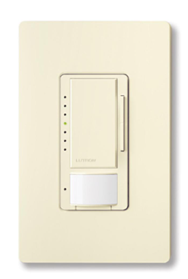 Lutron Maestro vacancy sensor switch in Light Almond
