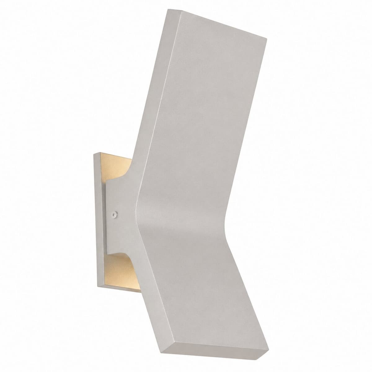 Abra 50000ODW Yoga exterior wall fixture with minimalist angled design and integrated indirect LED lighting