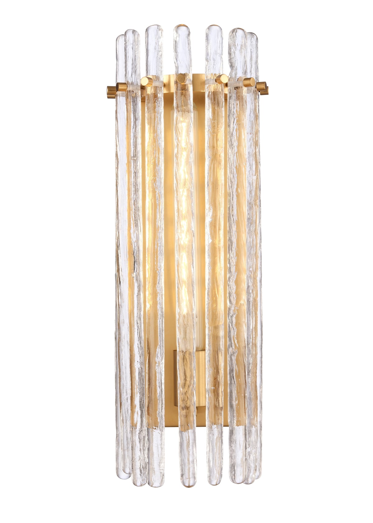 Arabela Icicles satin brass wall sconce 85106-1 view 2