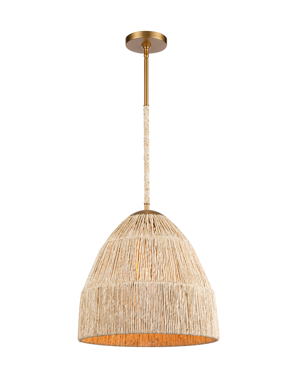 Arabela Copa satin brass pendant 85113-1