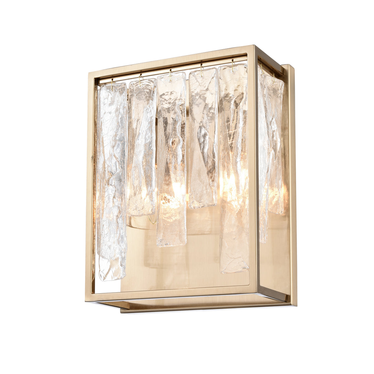 Arabela Boundaries lacquered gold wall sconce 85173-2