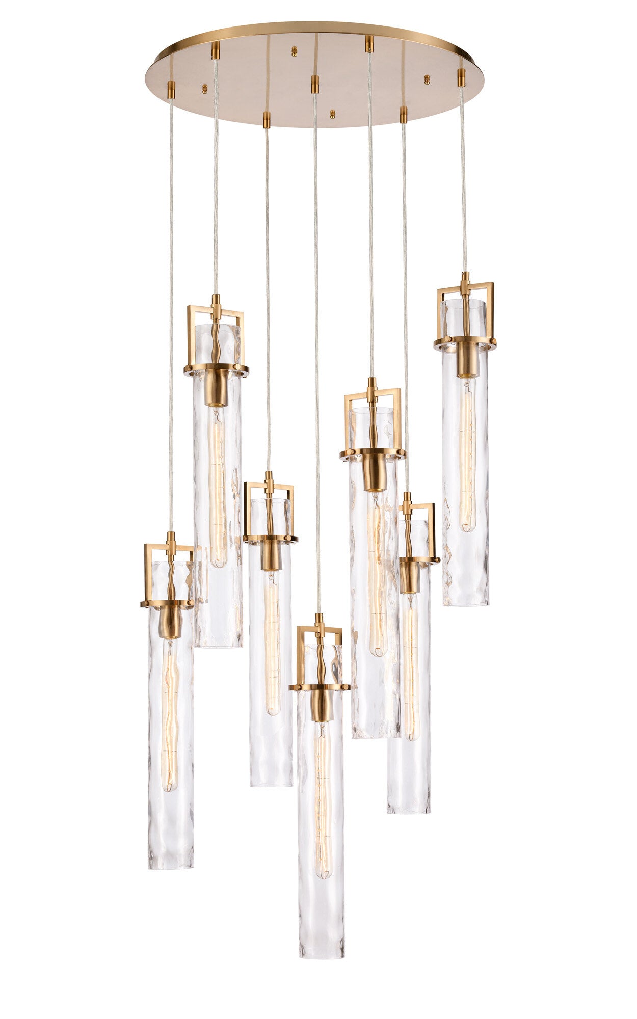 Arabela Jayden lacquered gold chandelier 85244-7