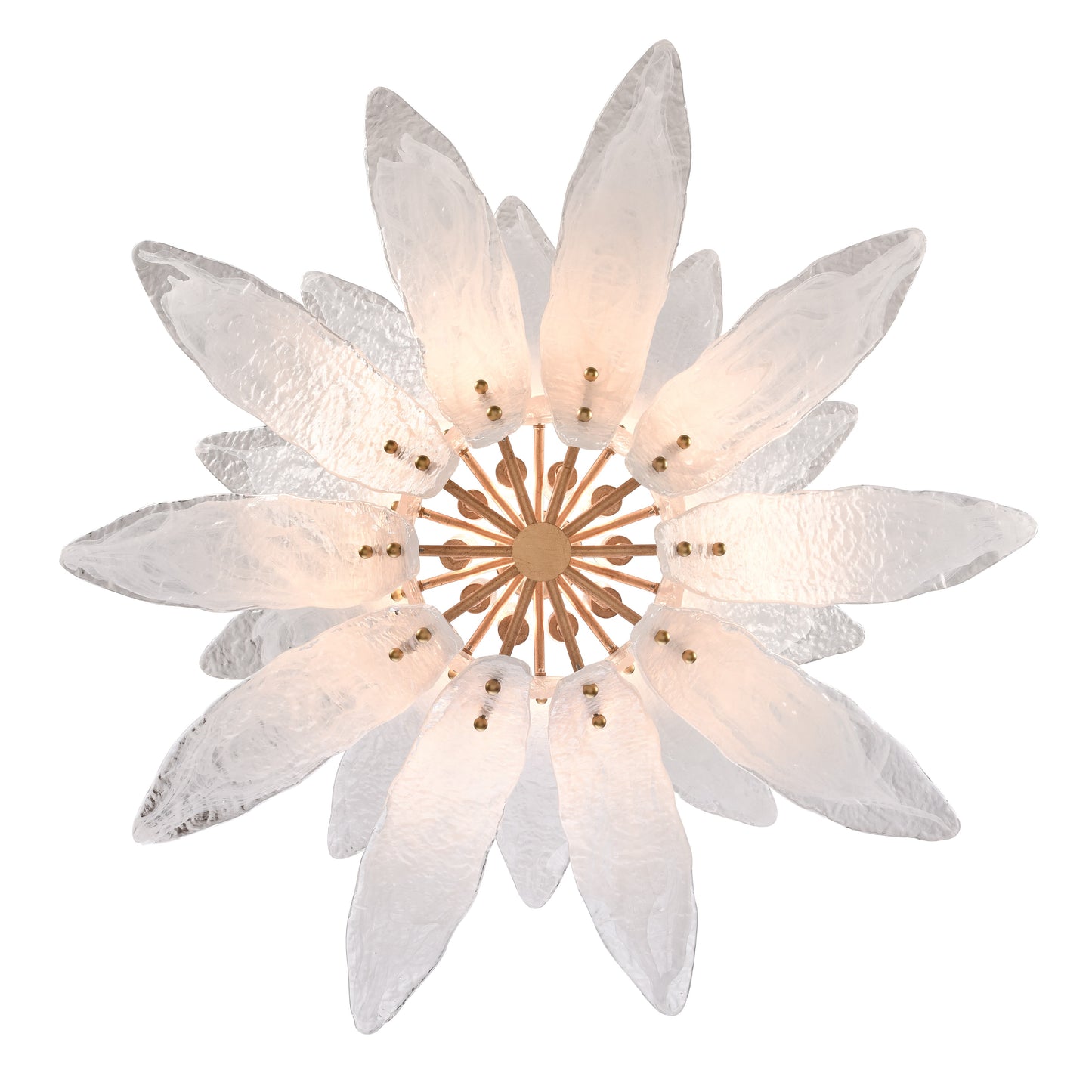 Arabela Fiore antique gold leaf pendant 85490-10 view 5