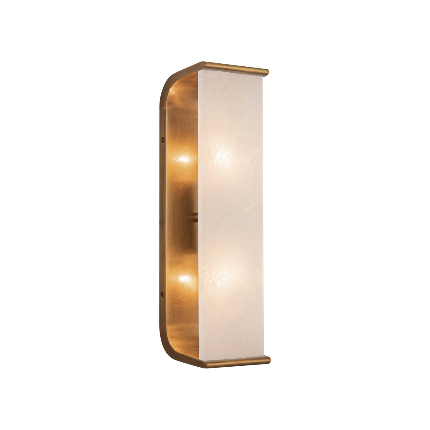 Alora Abbott vintage brass vanity light WV327015VBAR