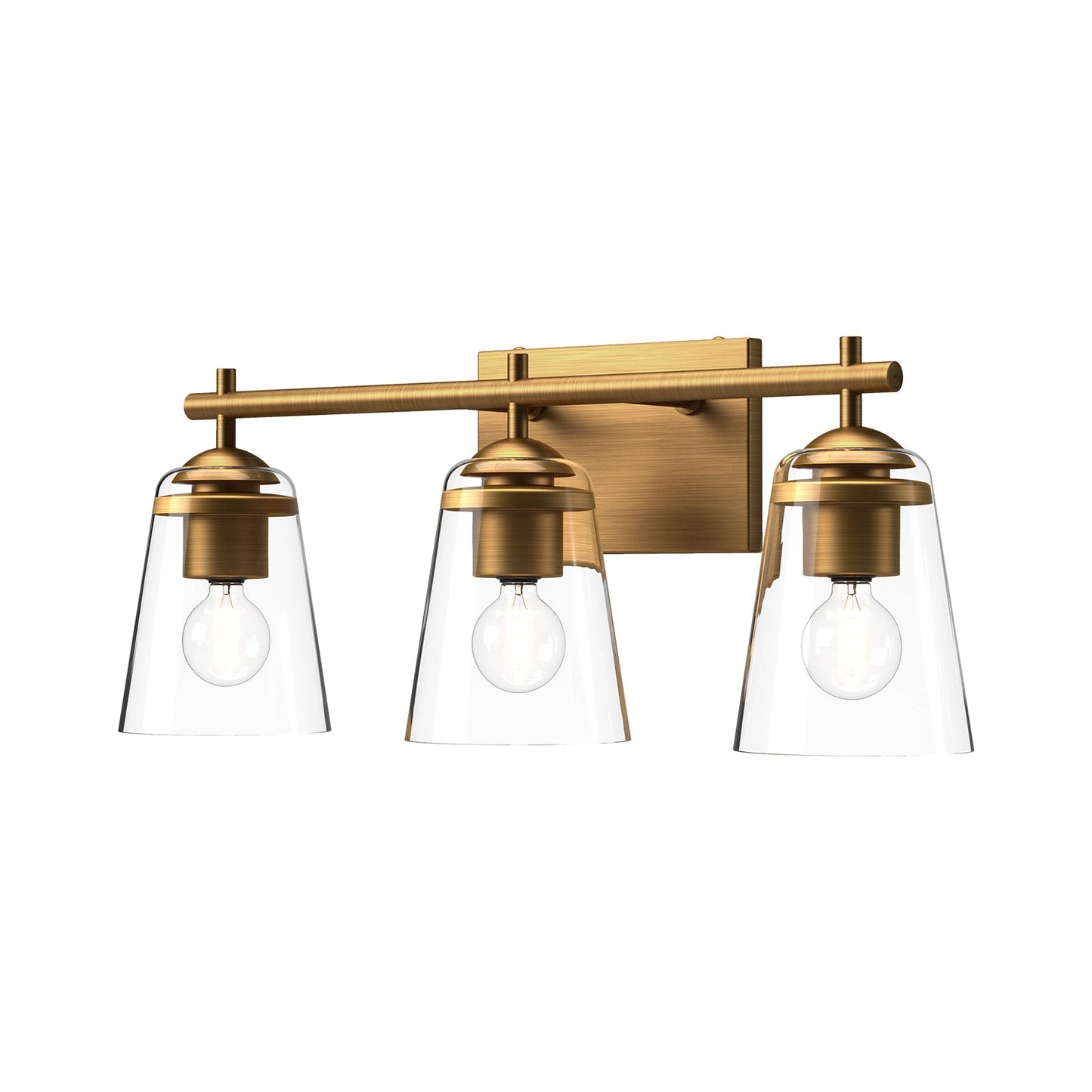 Alora Mood Addison aged gold vanity light VL638221AGCL