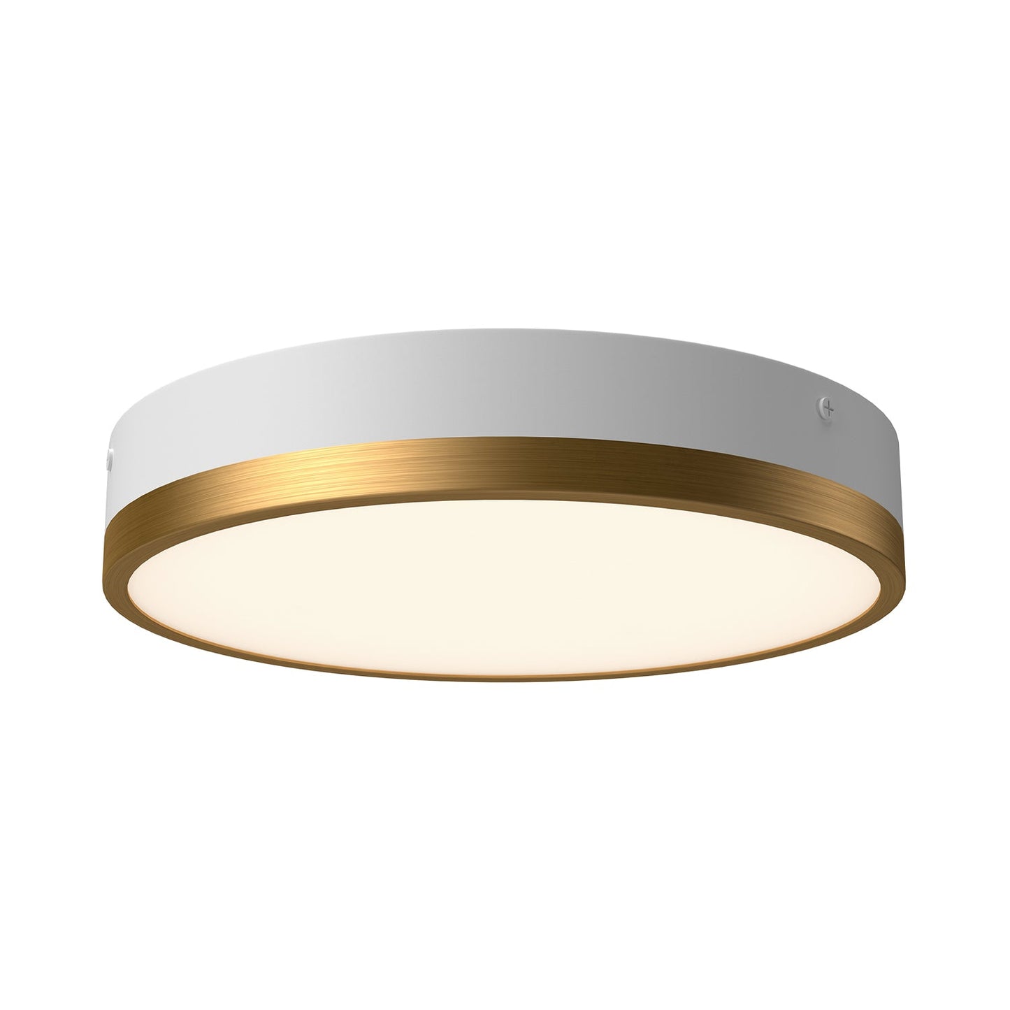 Alora Mood Adelaide aged gold flush mount FM554211AGWH