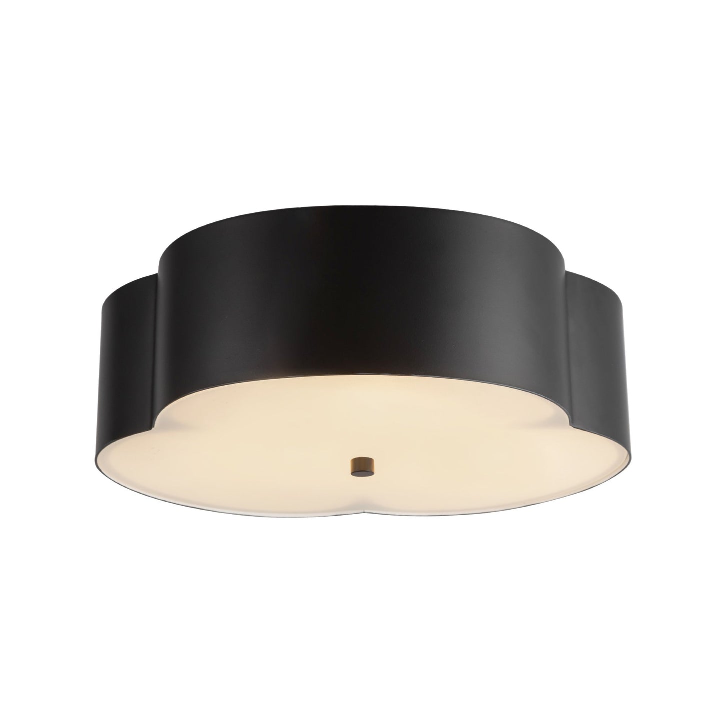 Alora Mood Adella matte black flush mount FM566314MB