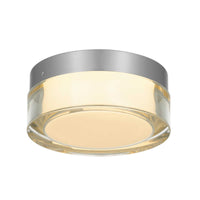 Alteck Sunspot 12 inch brushed stainless steel LED outdoor flush mount