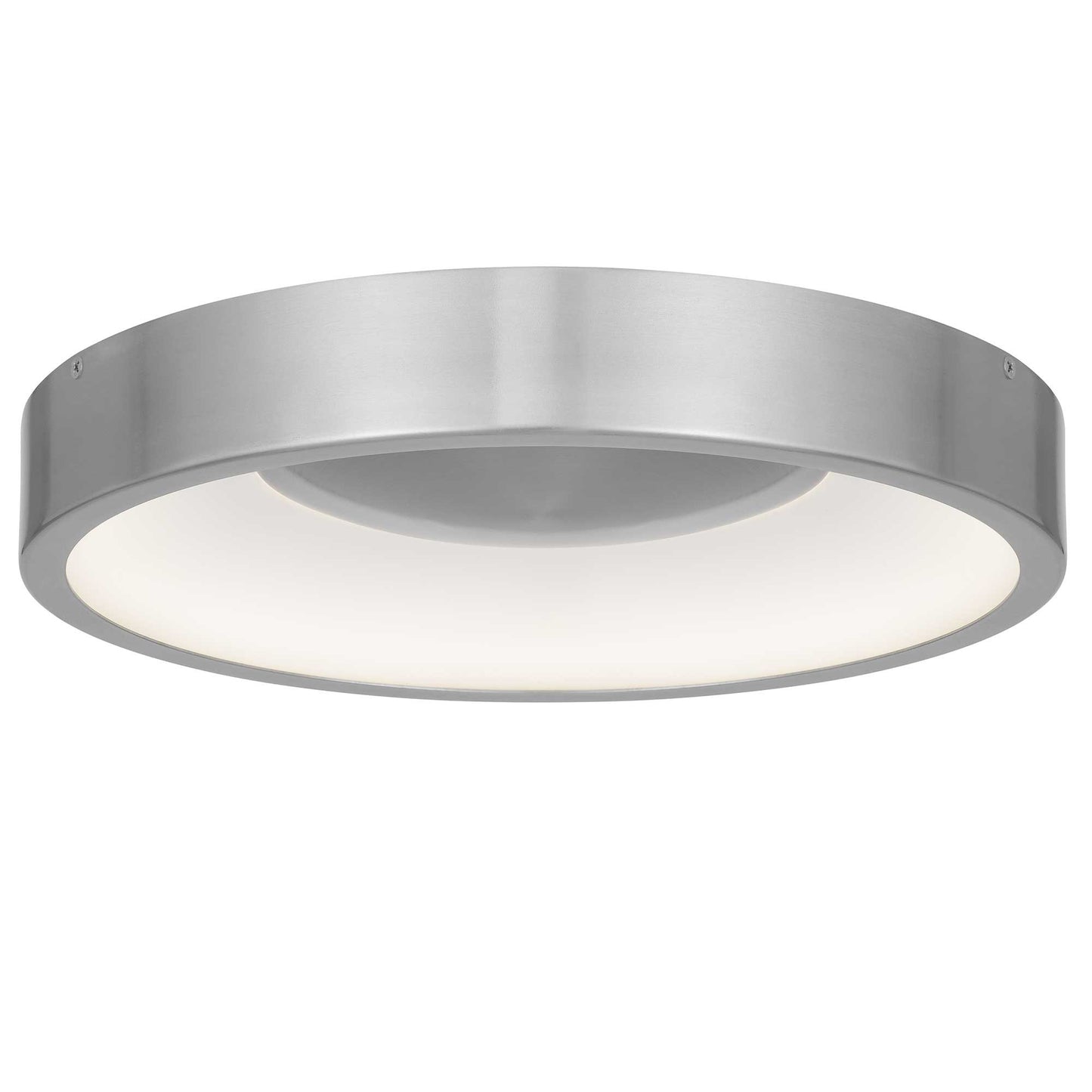 Alteck Stellar 14 inch brushed aluminum LED outdoor flush mount