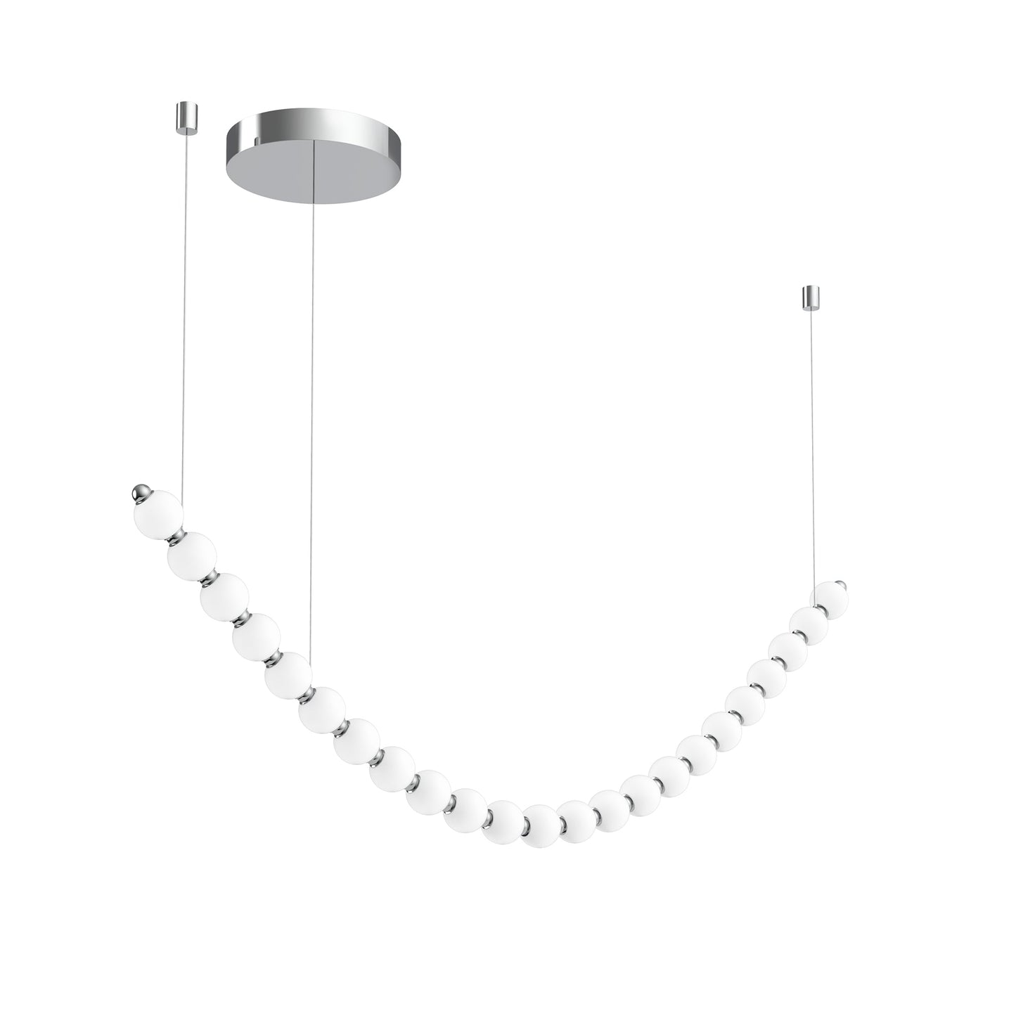 Alora Akoya chrome chandelier CH321506CH